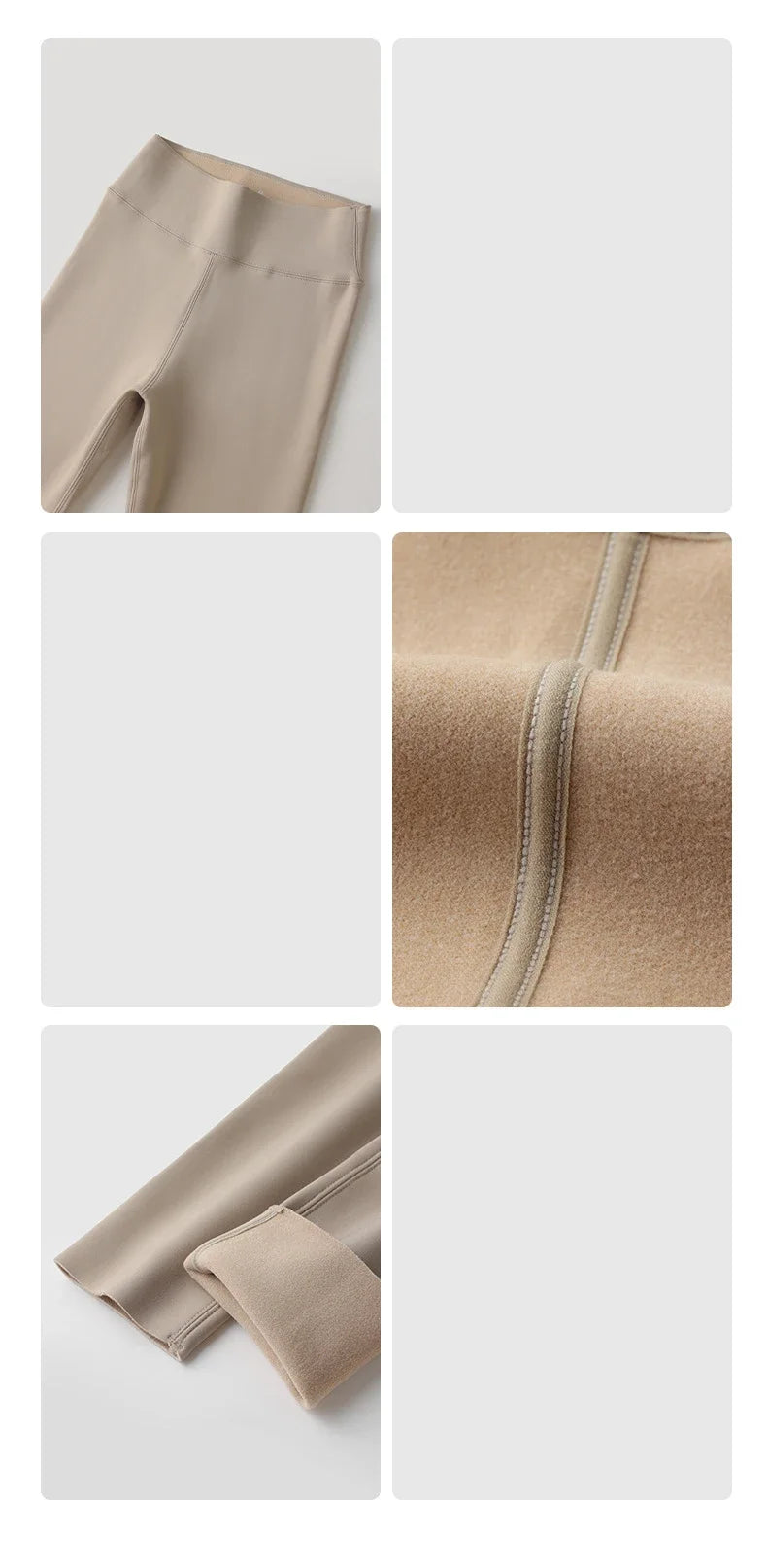 Women's Thermal Fleece-Lined Sharkskin Leggings – Ultra Warm Winter Tights